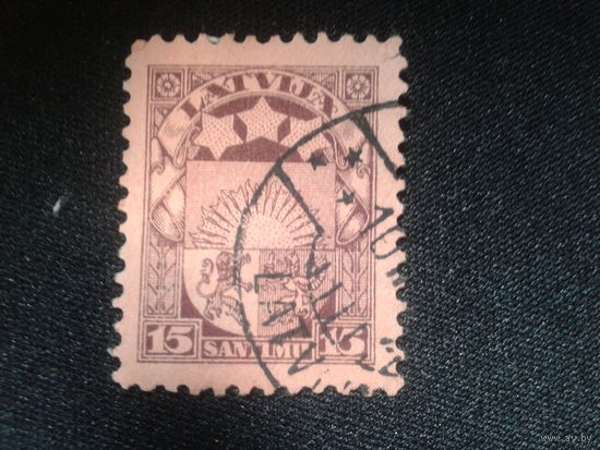 Латвия, 1925. Стандарт. Герб