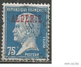 Алжир(французский). Луи Пастер. Микробиолог. Надпечатка на Франции. 1924г.Mi#18.