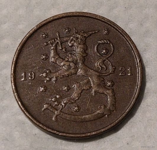 Финляндия 10 пенни, 1921 (14-9-1)