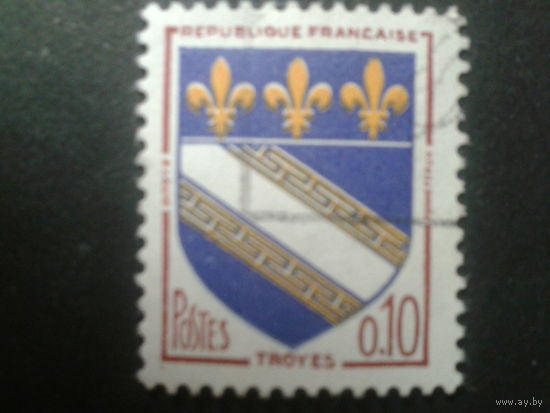Франция 1963 герб Труа