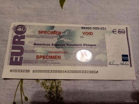 Чек "американ экспресс" \2