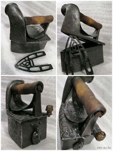 Чугунный утюг, в очень приличном состоянии, размер "6 и 1\2".