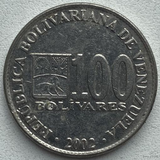 Венесуэла 100 боливар 2002 г.