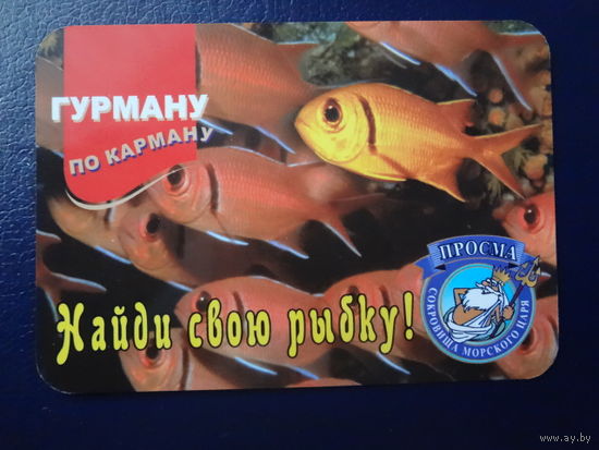 Календарик 2007 г. Найди свою рыбку!