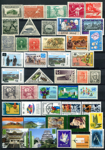 Марки разных стран 2 - 45 марок - MNH, MLH. #O-W-82-C-2