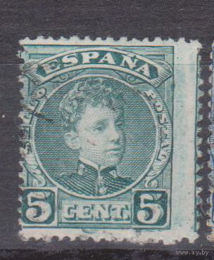 Король Альфонсо XIII   Известные люди личности  Испания 1901 год лот 5  номер A256.079