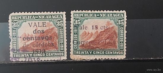 РАСПРОДАЖА. НИКАРАГУА 1913г. Гаш.