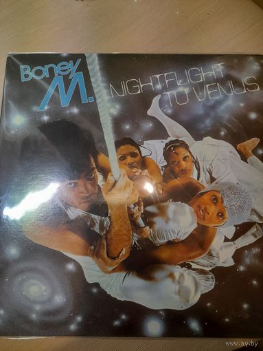 BONEY M  " NIGHT FLIGHT TO VENUS" 1978 LP JAPAN ATLANTIC P10522A  - NM