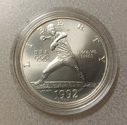 США 1 доллар, 1992. XXV летние Олимпийские Игры, Барселона 1992