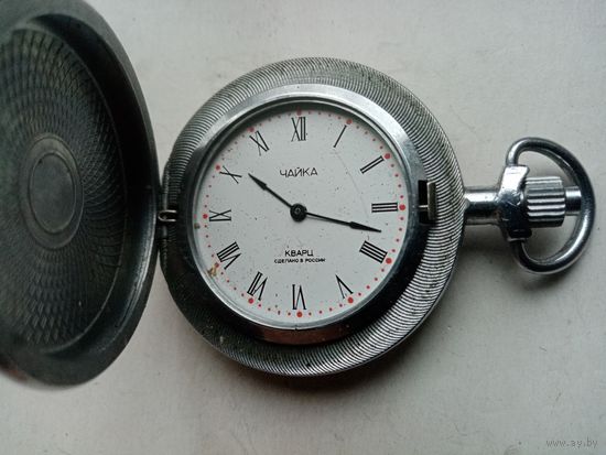 ЧАСЫ КАРМАННЫЕ ЧАЙКА КВАРЦ