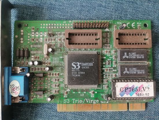 Видеокарта ретро S3 Trio / Virge PCI