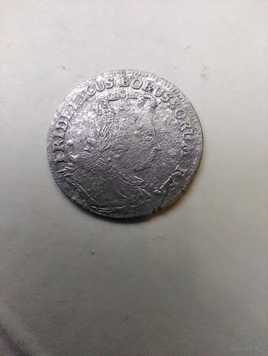 6 грошей 1757 г. Пруссия