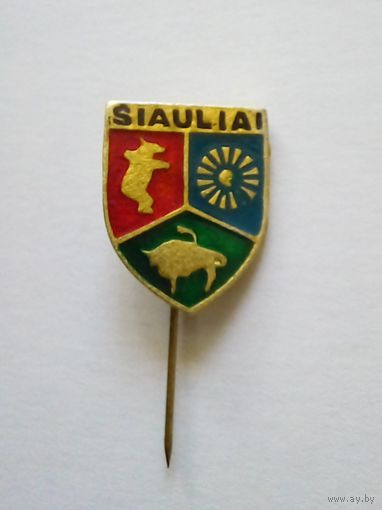 Значок.Герб г.Шауляй.