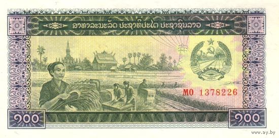 Лаос 100 кип образца 1979 года UNC p30