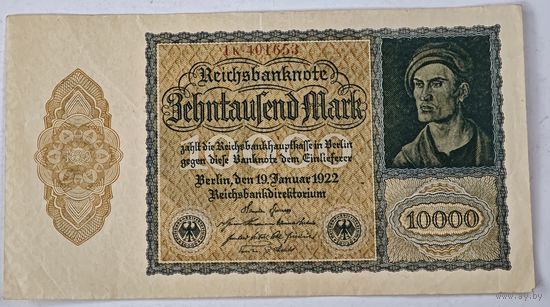 1922 год  Германия 10000
