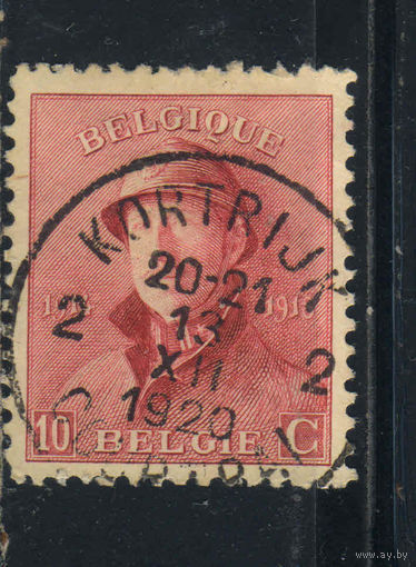 Бельгия Кор 1919 Альберт I в флеме Стандарт #148