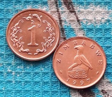 Зимбабве 1 цент 1997 года, UNC.