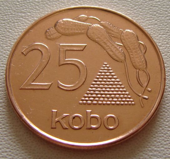 Нигерия. 25 кобо 1991 год  KM#11а