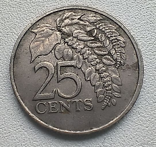 Тринидад и Тобаго 25 центов, 1980  5-1-3