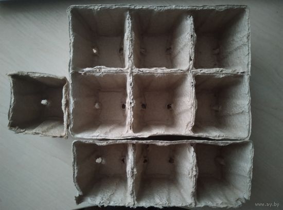 Горшочки для рассады, 10 шт.