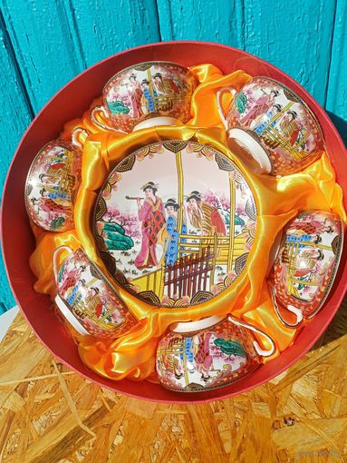 Чайный сервиз 12 предметов (фарфор, Китай)