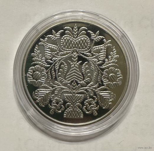 Украина 5 гривен 2024 года (Орьнек. Крымскотатарский орнамент)