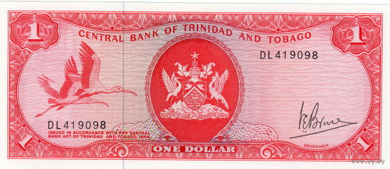 Тринидад и Табаго, 1 доллар, 1977 г., UNC, не частый