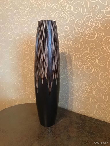 Ваза дерево ручная работа