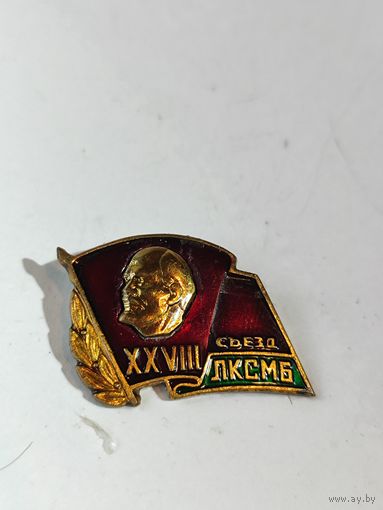 Делегат 28 съезда ЛКСМБ.