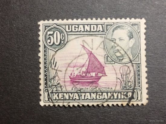 Кения, Уганда и Танганьика 1938. Выпуски 1935 года, но с портретом короля Георга VI