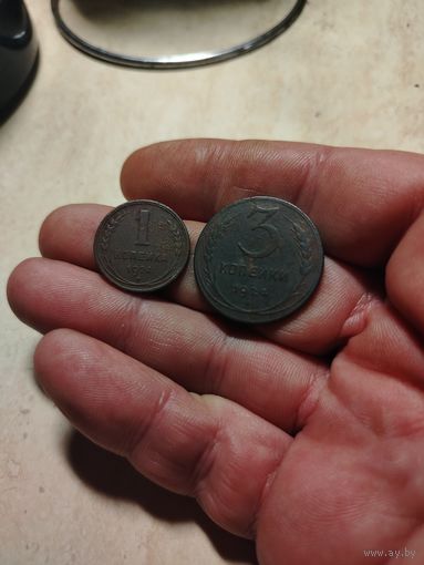 1коп и 3коп 1924гг