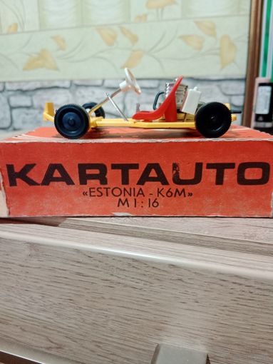 Редкая модель советской игрушки "Карт" 1986 г. Фирмы NORMA Эстонская ССР в родной коробке с 1 руб без мц