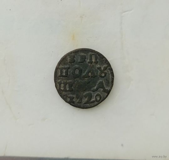 Полушка 1720 год.