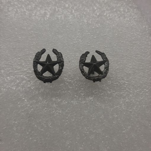 Эмблемы общевойсковые ВС СССР, полевые, сталь, новые!