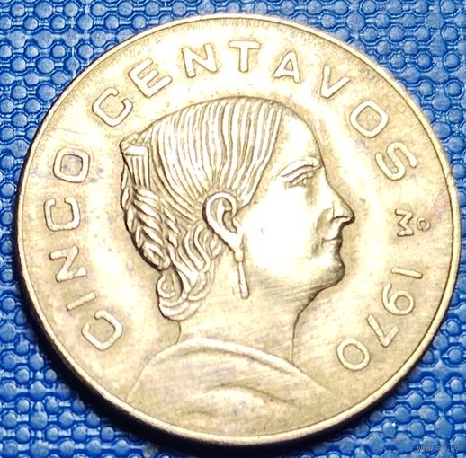 Мексика 5 сентаво 1970 г.