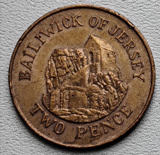 Джерси 2 пенса 1987