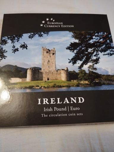 Буклет набор евро и последний выпуск. Ирландия