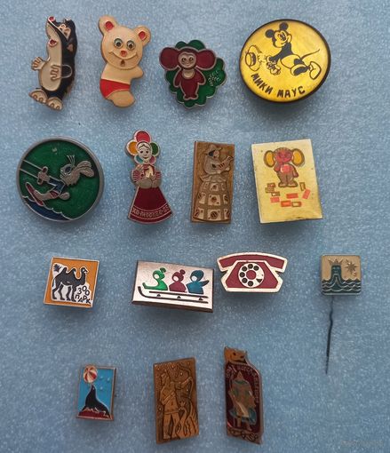 Значки. Мультфильмы. Сказки. Детские.