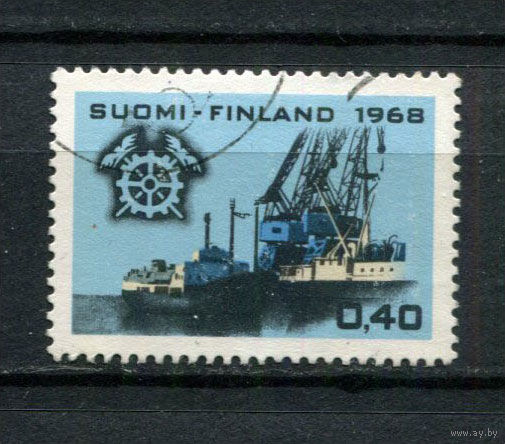 Финляндия - 1968 - Флот. Центральная торговая палата - [Mi. 651] - полная серия - 1 марка. Гашеная.  (Лот 167AO)