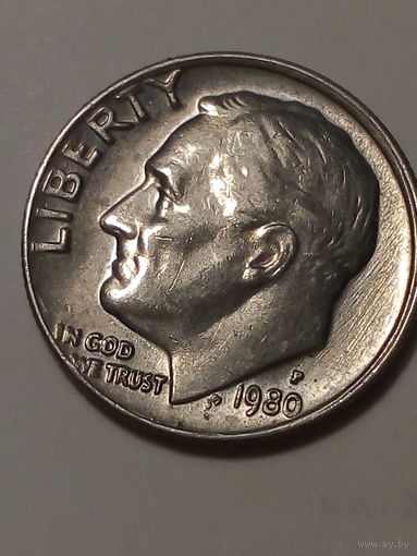 10 центов США 1980 год