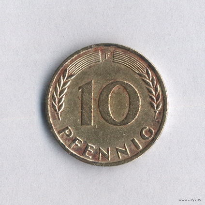 Федеративная Республика Германия, 10 пфеннигов 1966 г.