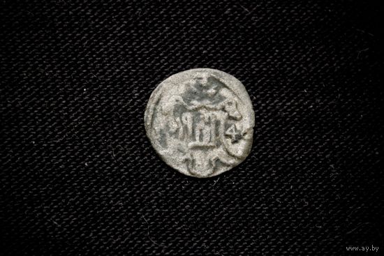 Обол 1546 г. Вильно (Великое Княжество Литовское), Сигизмунд Август. Многолетняя патина!