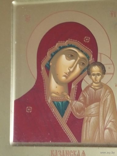 Икона Богородица Казанская писанная 24/20