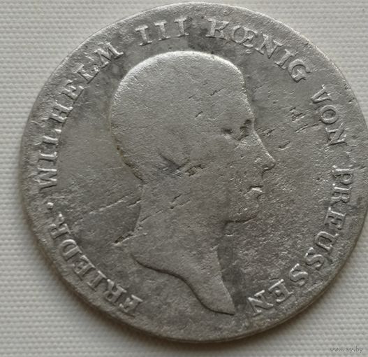 Пруссия 1/6 талера 1814 А Фридрих Вильгельм Серебро