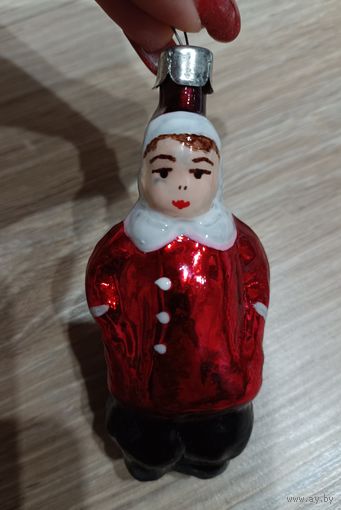 Елочные игрушки, стекло, гимназист, ребенок