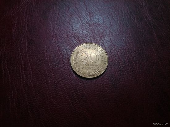 Франция 20 сантимов 1974