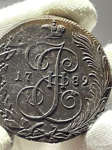 5 копеек 1789 КМ без МЦ.Кладовая.Состояние!