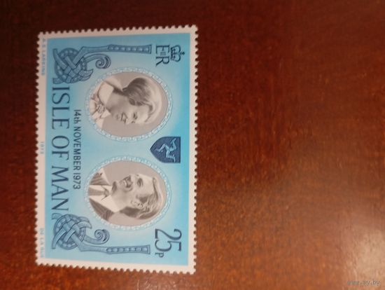 Остров Мэн Свадьба принцессы Анны и Марка Филлипса