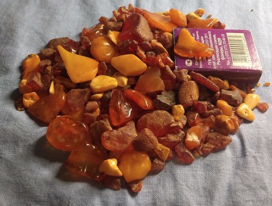 Янтарь. Рассыпь.