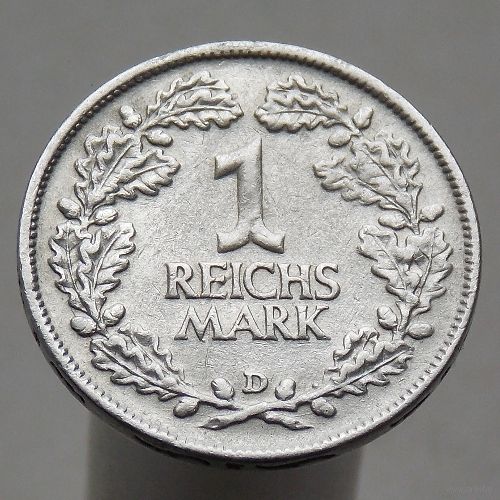 Германия 1 марка 1925 D